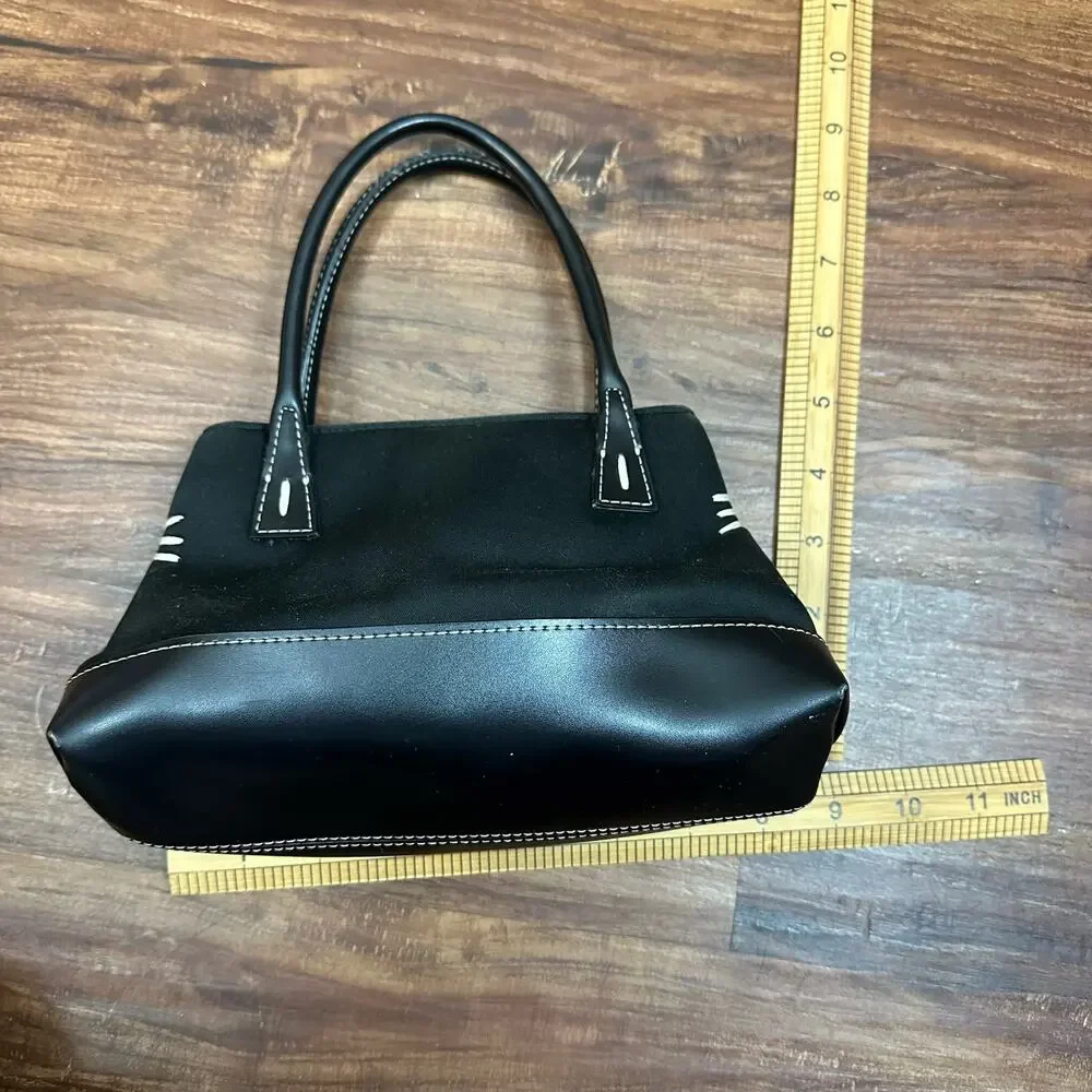 Nine West Little Black Purse Handbag Satchel 90s Y2K